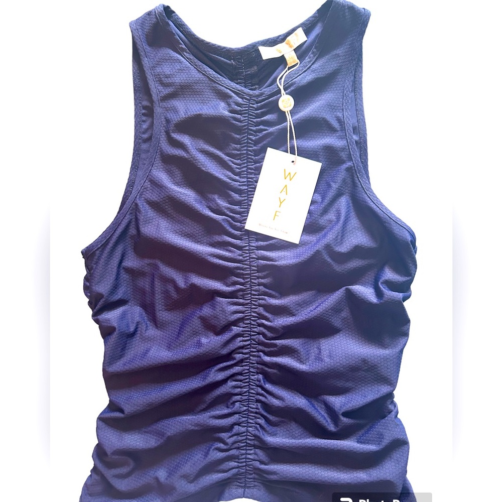 WAYF Night Out Top Navy Blue Size type regular S